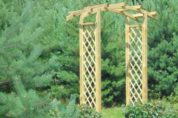 Pergola | Szpaler z kratką 230 x 180 x 65 cm - słupek 7x7 cm